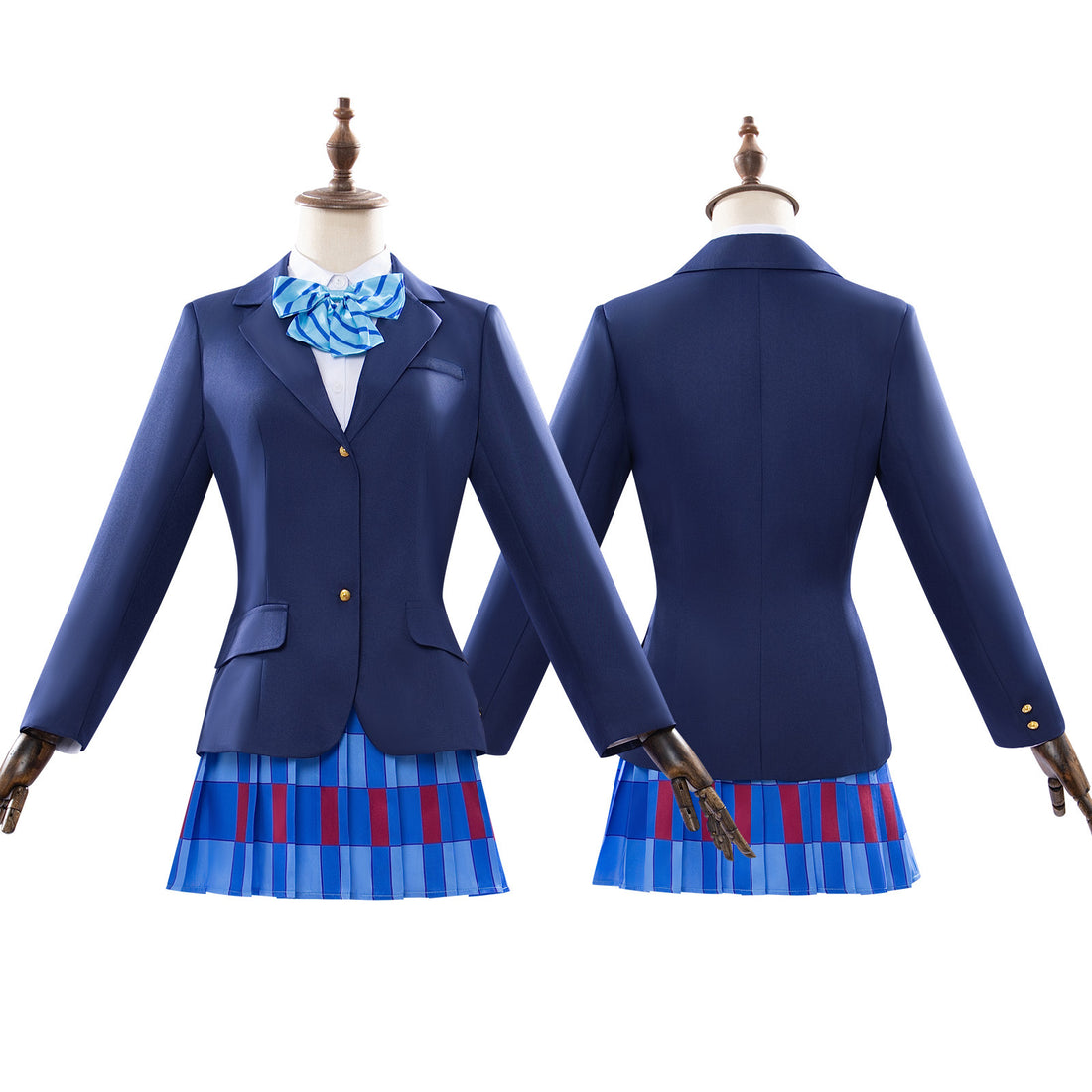Minami Kotori Yazawa Nico JK School Uniform Coat Skirt Cosplay Costumes