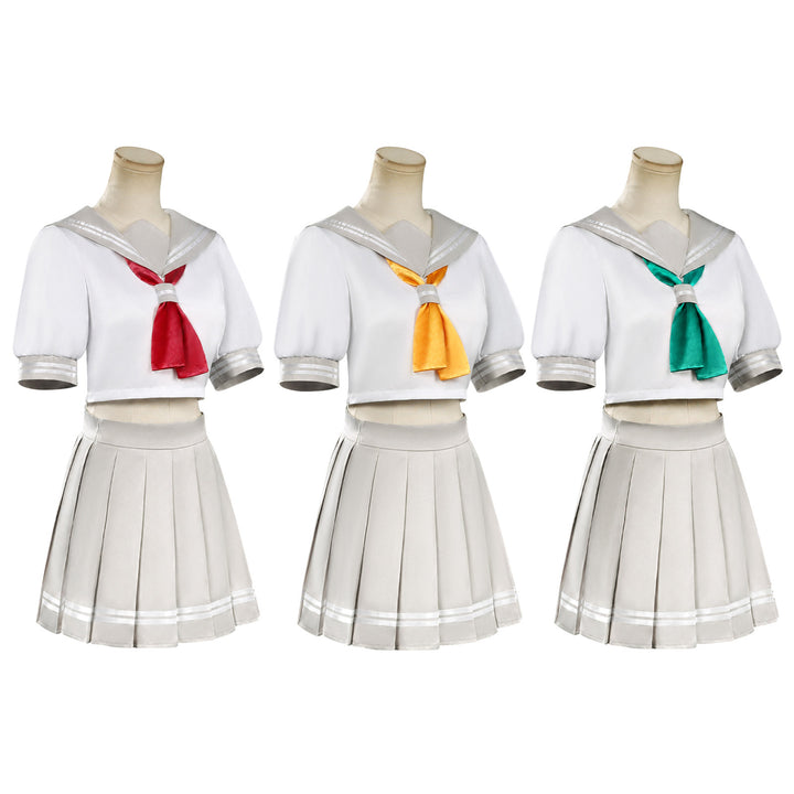 Live Streaming Show Sunshine Club Uniform Cosplay Costumes School Girl JK Skirt Party Outfit