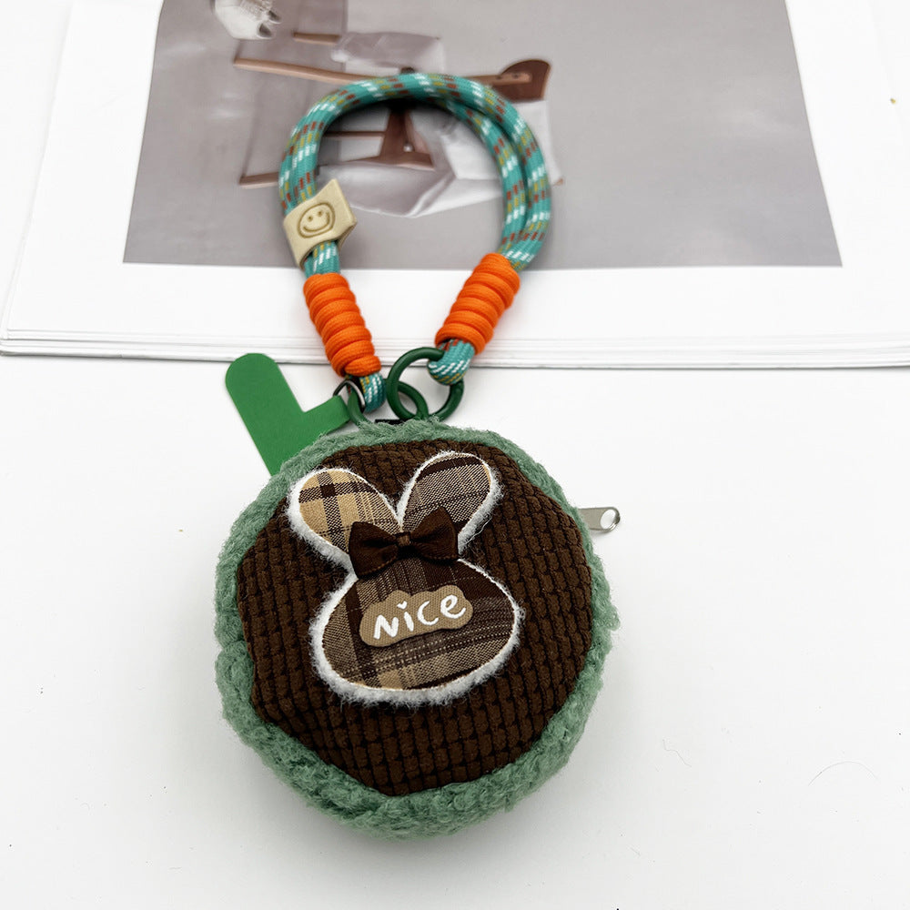 Mouse Mini Coin Purse with Phone Wrist Strap – Headphone Bag & Wristlet & Hand Lanyard
