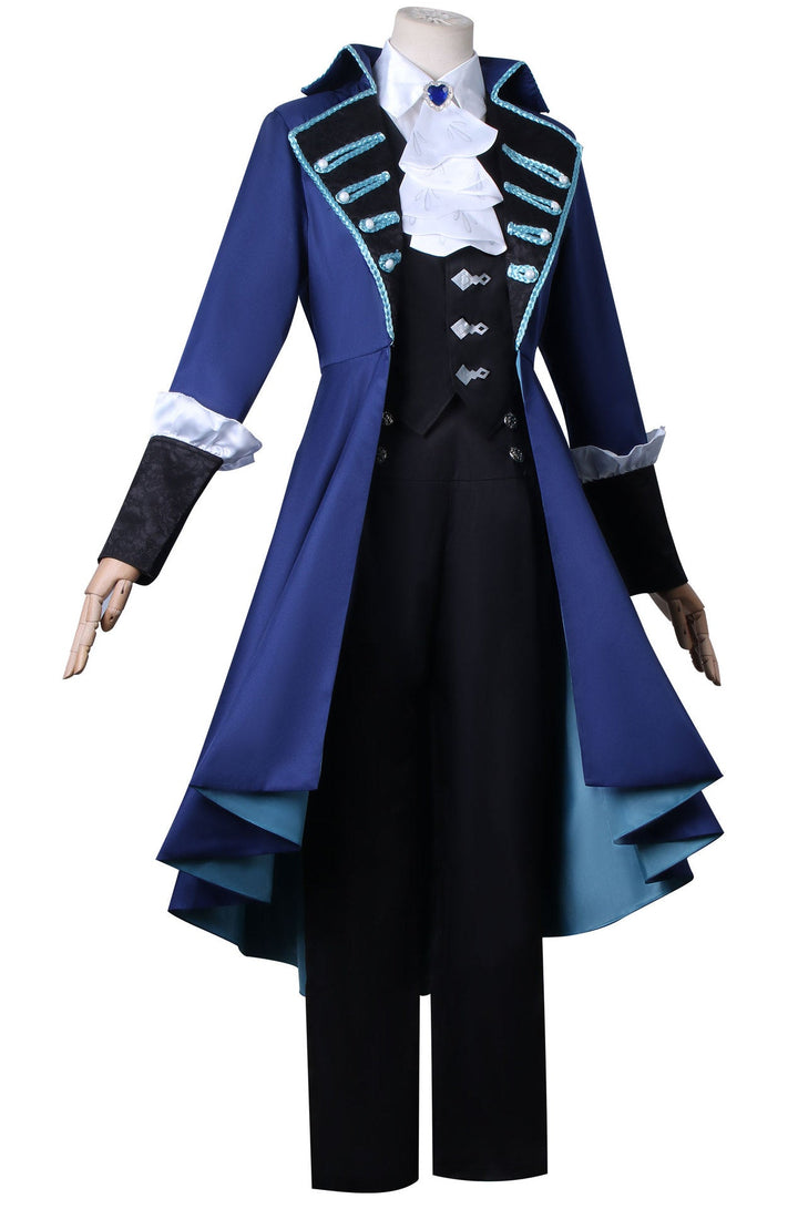 Game Reverse: 1999 Vertin Blue Long Gown Cosplay Costumes