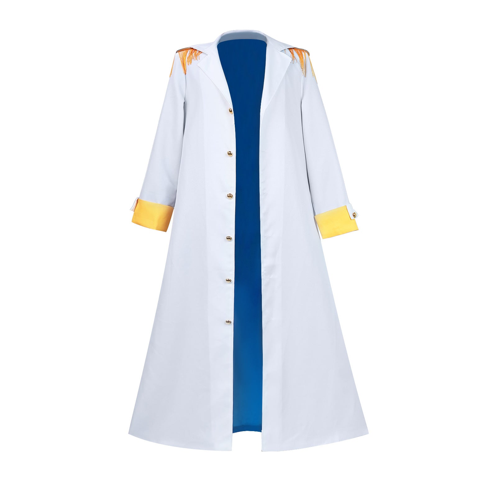 Navigation Admiral Kizaru Borsalino Cosplay Costume - One Piece Marine Justice Cape & Uniform