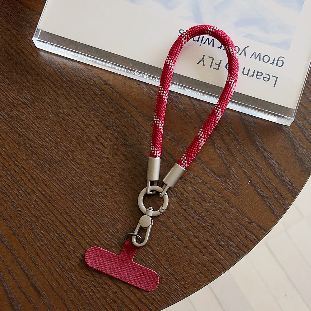Classic Multicolor Rotatable Wrist Phone Strap with Tether Tabs – 8MM Wristlet & Hand Lanyard