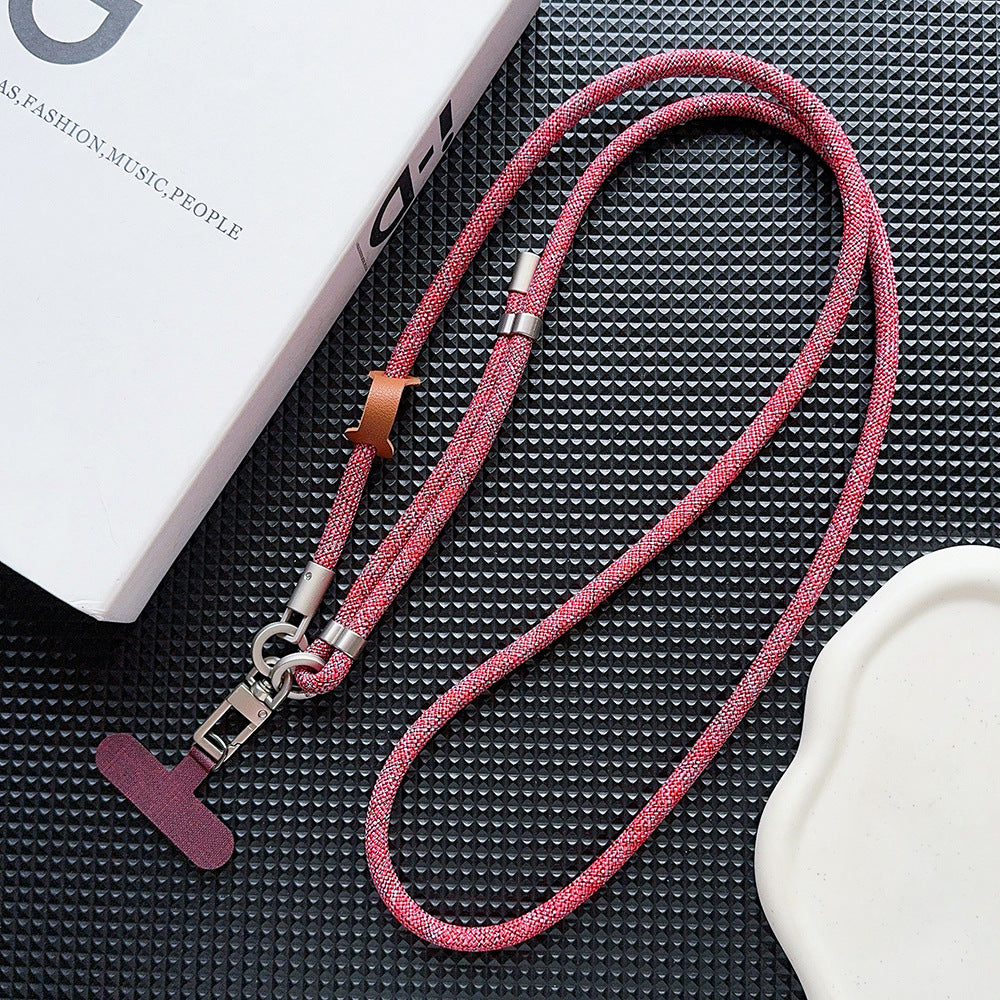 Rotatable Buckle Crossbody Neck Phone Lanyard Long Strap with Tether Tabs Phone Charm