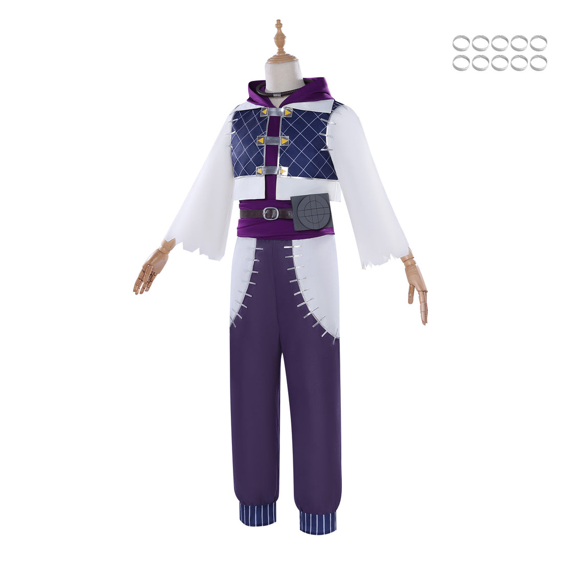 Comic Gachiakuta Jabber Wonger Cosplay Costumes Streamer Show Halloween Carnival Party Outfit