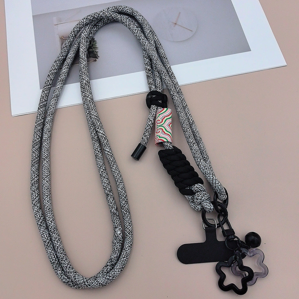 Multicolor Adjustable Crossbody Neck Phone Lanyard Long Strap with Tether Tabs Phone Charm