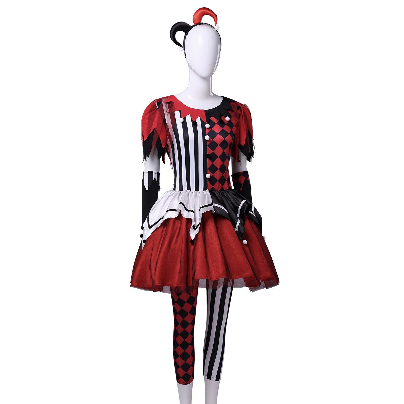 It: Chapter One Pennywise The Circus Dancing Clown Cosplay Costumes Halloween Party Joker Outfit