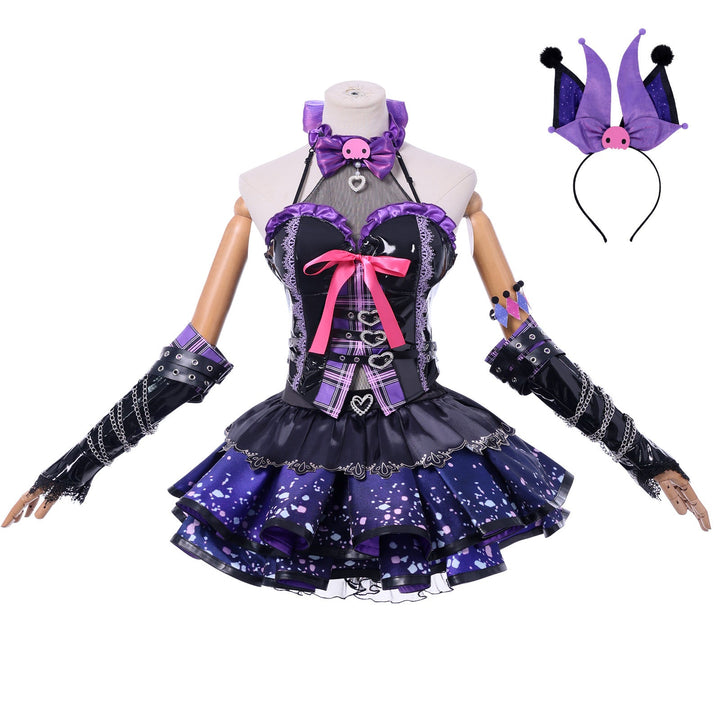 Naraka: Bladepoint Tessa X Kuromi Maid Outfit Cosplay Costumes