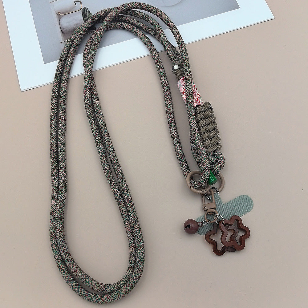 Multicolor Adjustable Crossbody Neck Phone Lanyard Long Strap with Tether Tabs Phone Charm