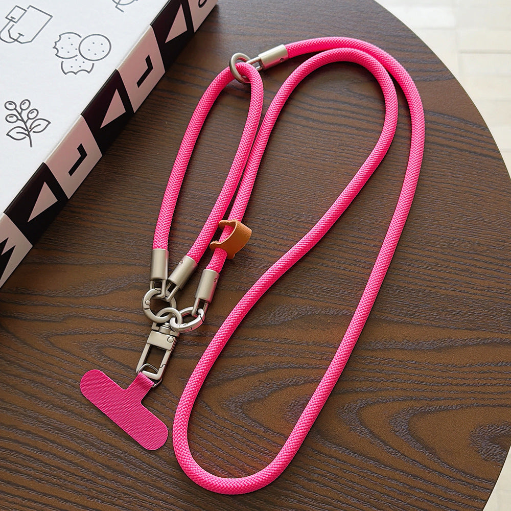 Multicolor Crossbody and Wrist Phone Strap with Tabs – Hand Woven 3-IN-1 Wristlet & Hand Lanyard