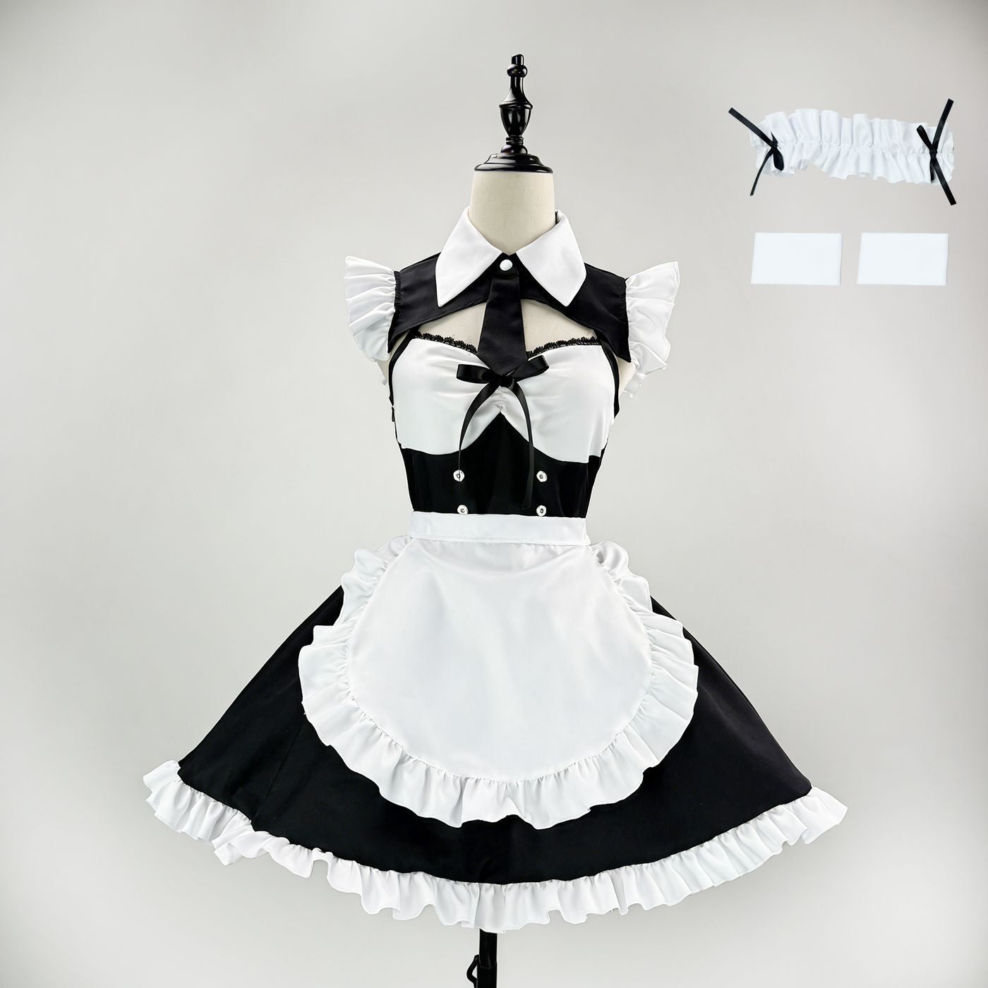 Open-back Maid Outfit Game Streamer Cosplay Lolita Dress