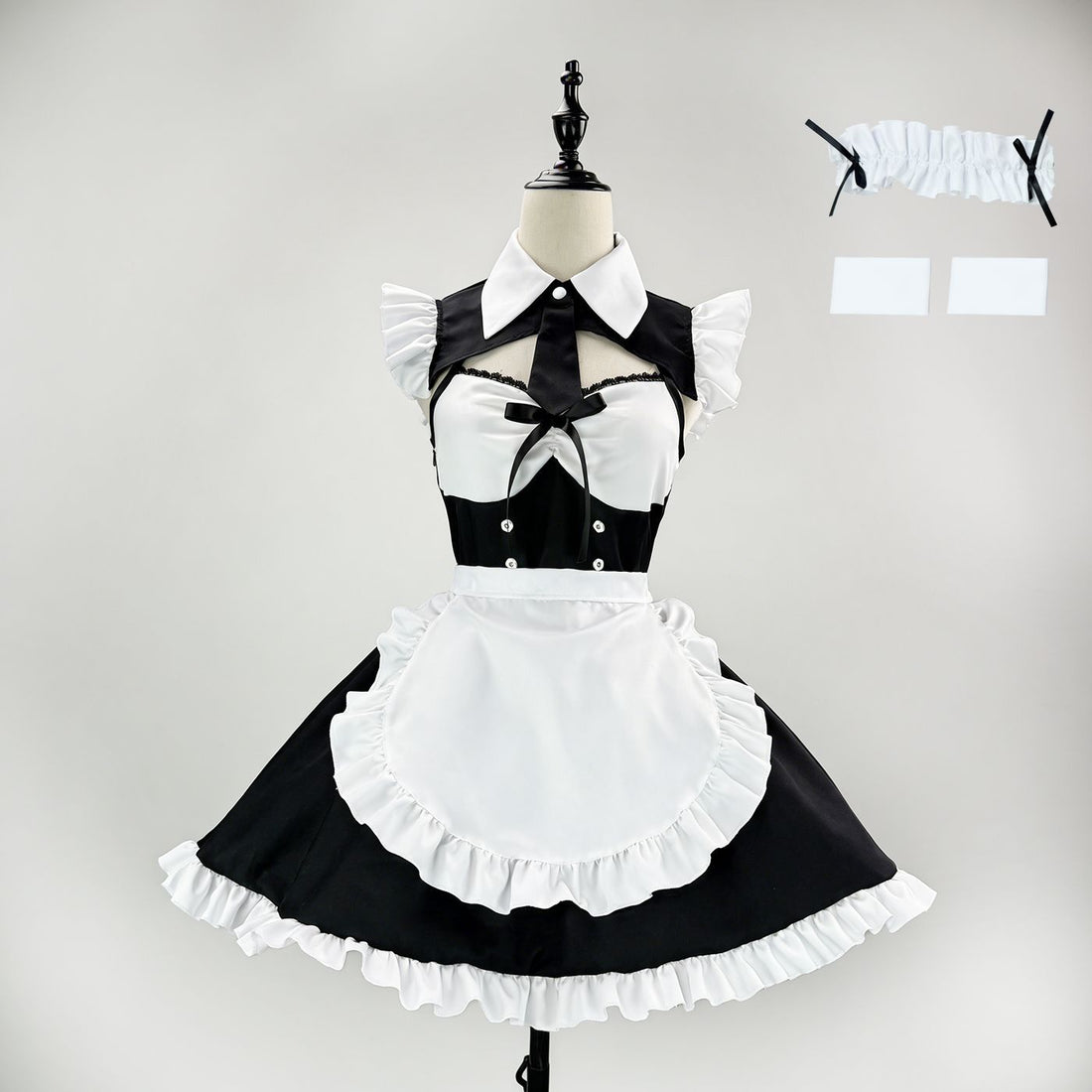 Open-back Maid Outfit Game Streamer Cosplay Lolita Dress
