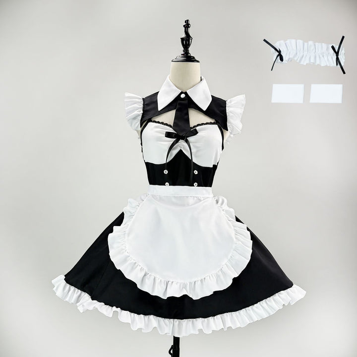Open-back Maid Outfit Game Streamer Cosplay Lolita Dress