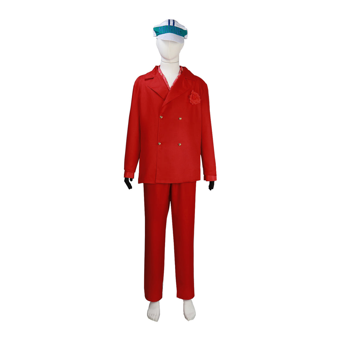 Anime Navigation Cosplay Costumes Akainu Sakazuki Justice Navy Marines Admiral Suit
