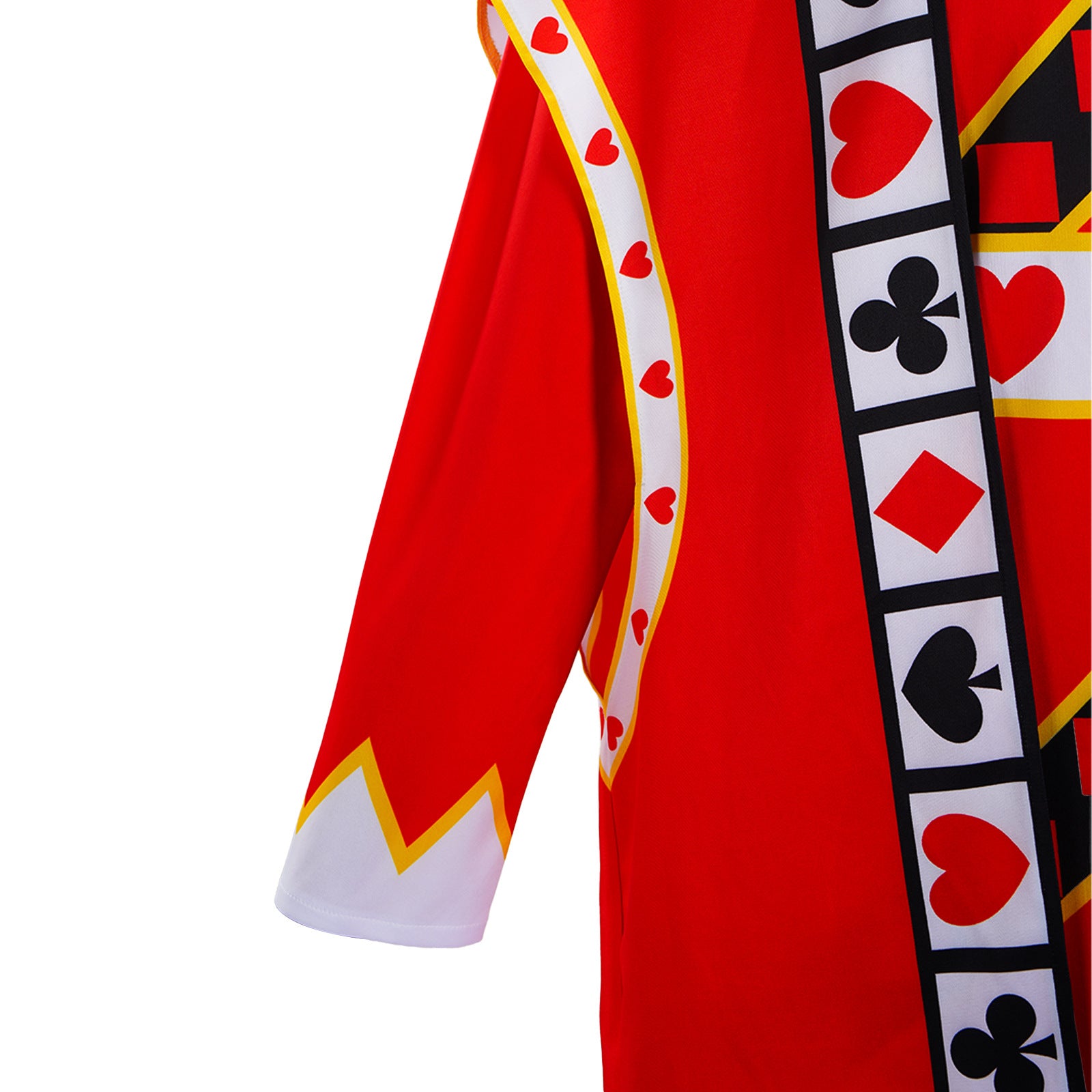 Alice Style Red Magic King Playing Card Cosplay Costume Halloween Fancy Dress