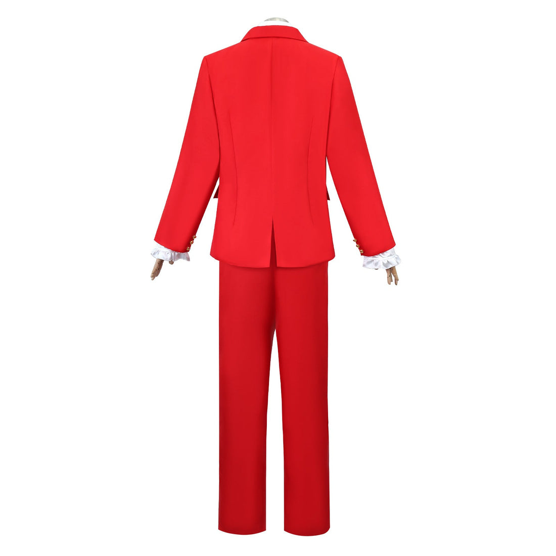 Beetle Juice Michael Keaton Red Suit Halloween Cosplay Costumes