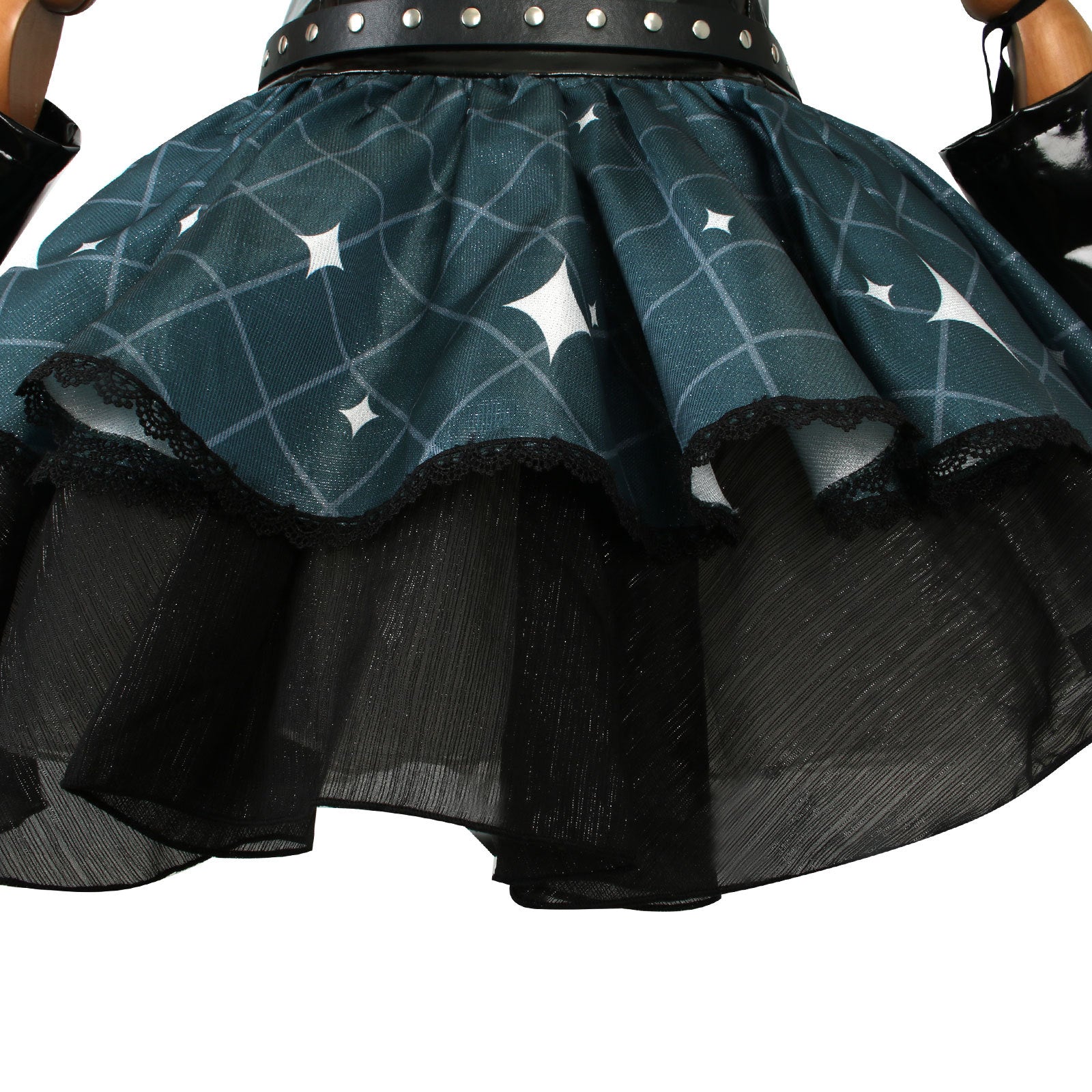 Virtual Idol Crossover Raccoon Lolita Little Devil Dress Outfit Fullset Cosplay Costume