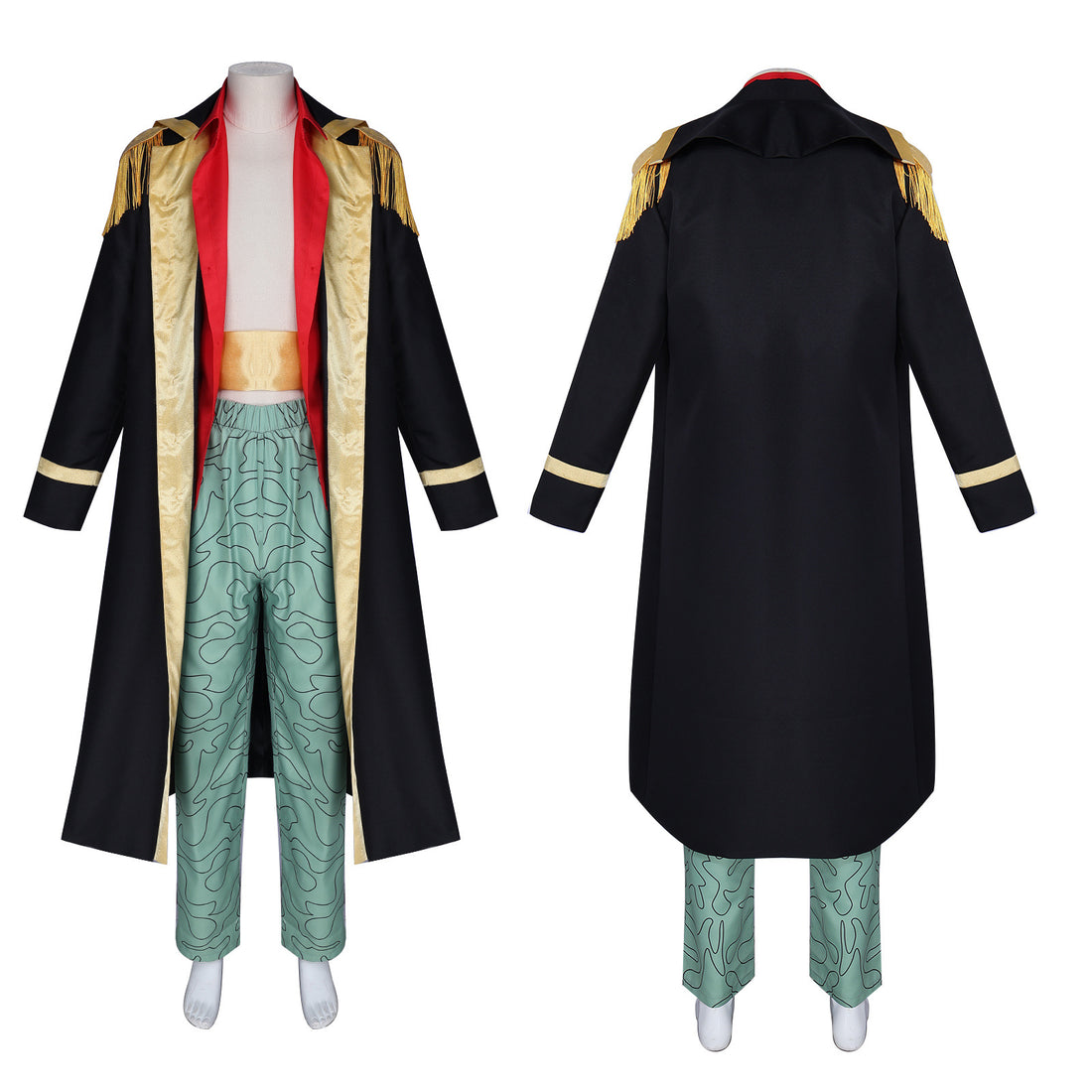 Navigation Blackbeard Cosplay Costume Marshall D. Teach One Piece Halloween Outfits with Hat