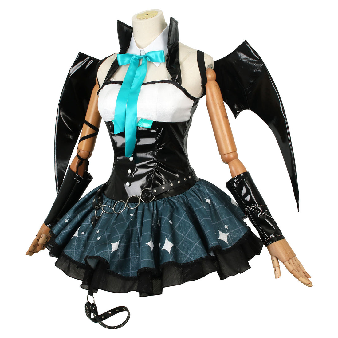 Virtual Idol Crossover Raccoon Lolita Little Devil Dress Outfit Fullset Cosplay Costume
