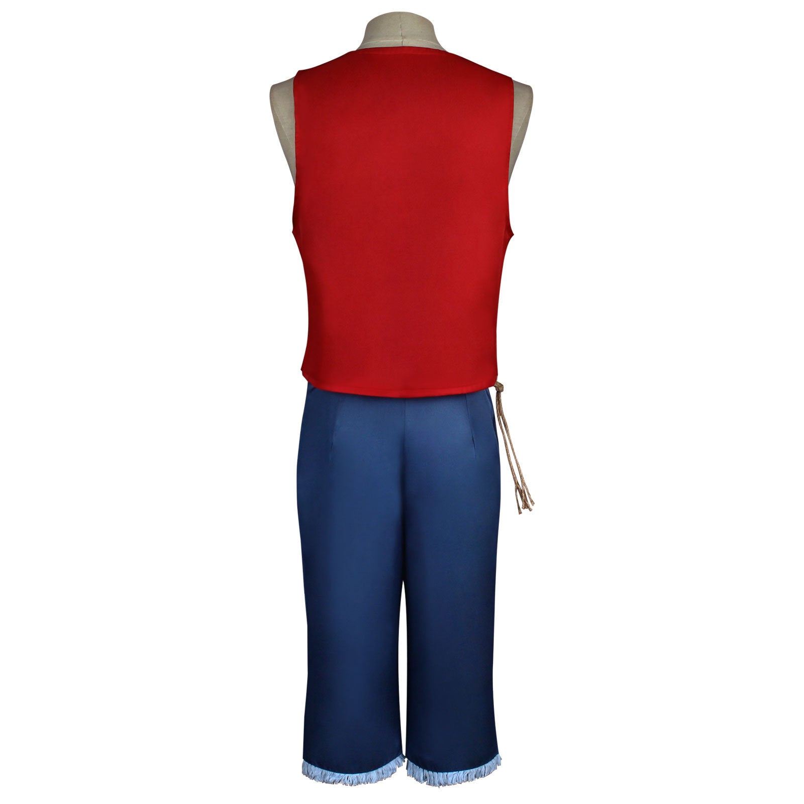 Anime Navigation Film Monkey D. Luffy Red Vest One Piece Cosplay Costumes