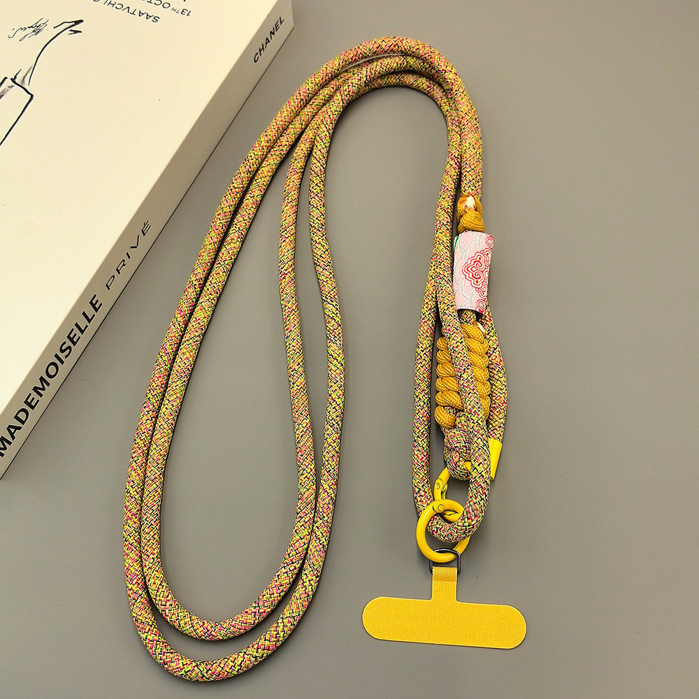 Multicolor Adjustable Crossbody Neck Phone Lanyard Long Strap with Tether Tabs Phone Charm