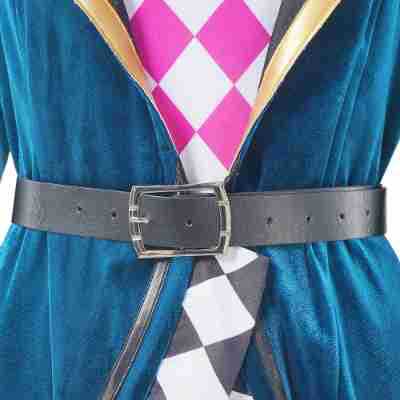 Women's Mad Hatter Costume - Alice Style Deluxe Magician Cosplay Outfit with Top Hat