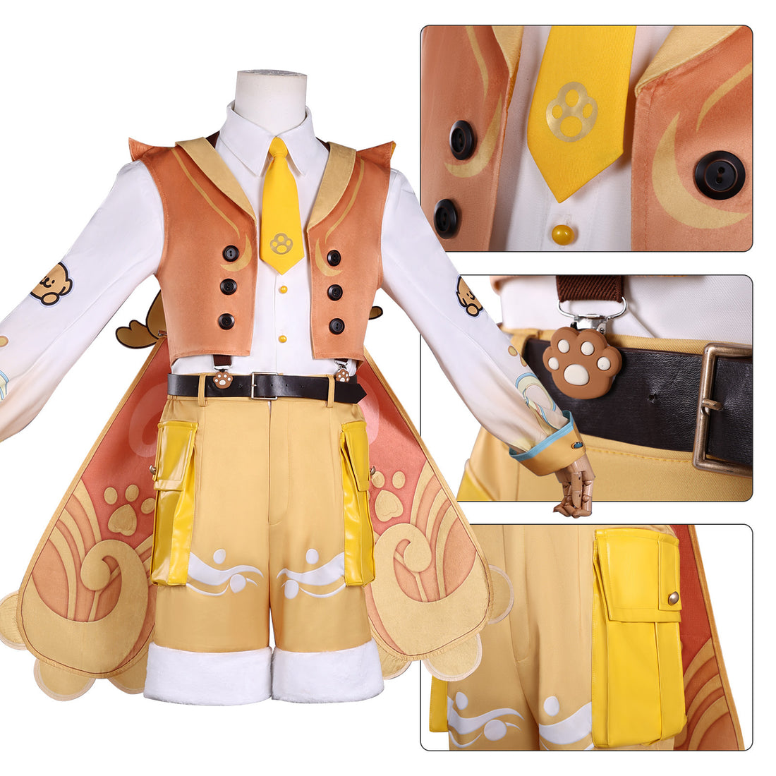 Honor of Kings Sang Qi X Line Puppy Collaboration Halloween Cosplay Costume