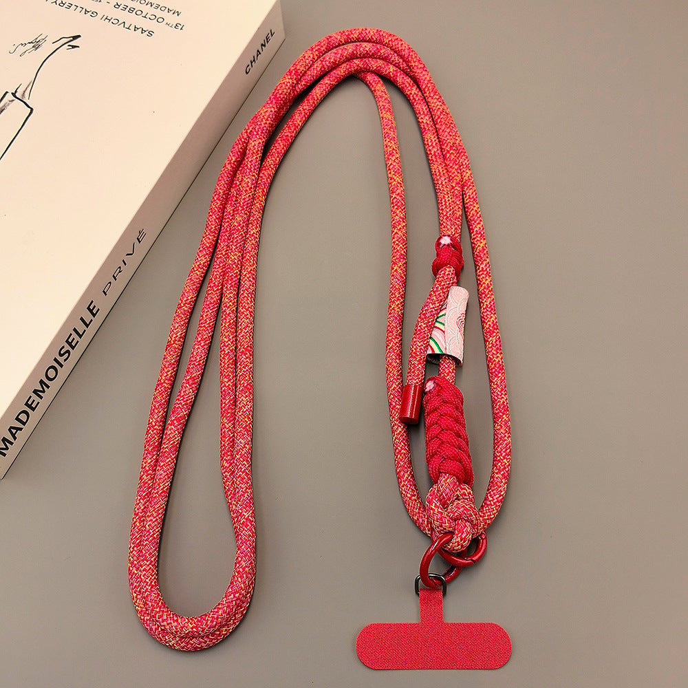 Multicolor Adjustable Crossbody Neck Phone Lanyard Long Strap with Tether Tabs Phone Charm