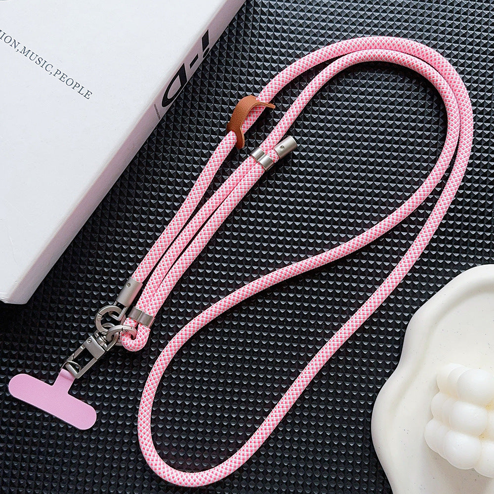 Rotatable Buckle Crossbody Neck Phone Lanyard Long Strap with Tether Tabs Phone Charm