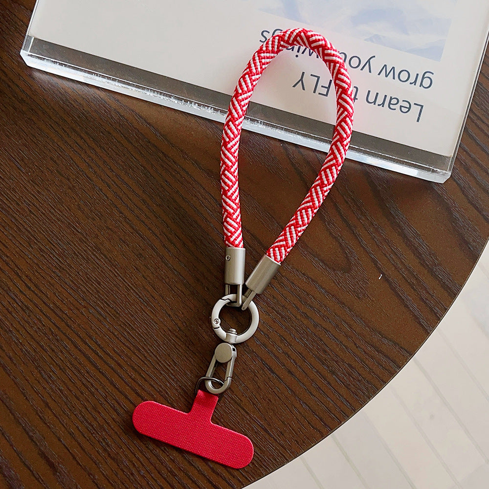 Classic Multicolor Rotatable Wrist Phone Strap with Tether Tabs – 8MM Wristlet & Hand Lanyard