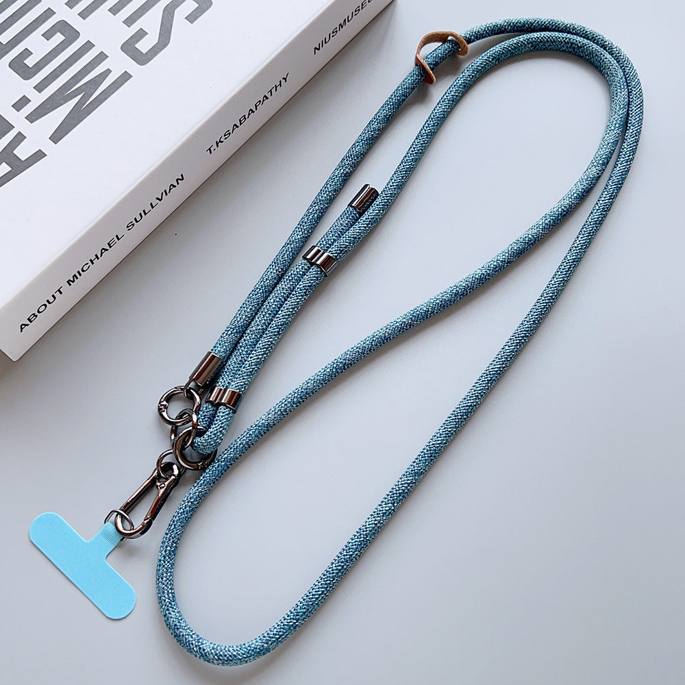 Buckle Adjustable Crossbody Neck Phone Strap with Tether Tabs – Travel Wristlet & Hand Lanyard