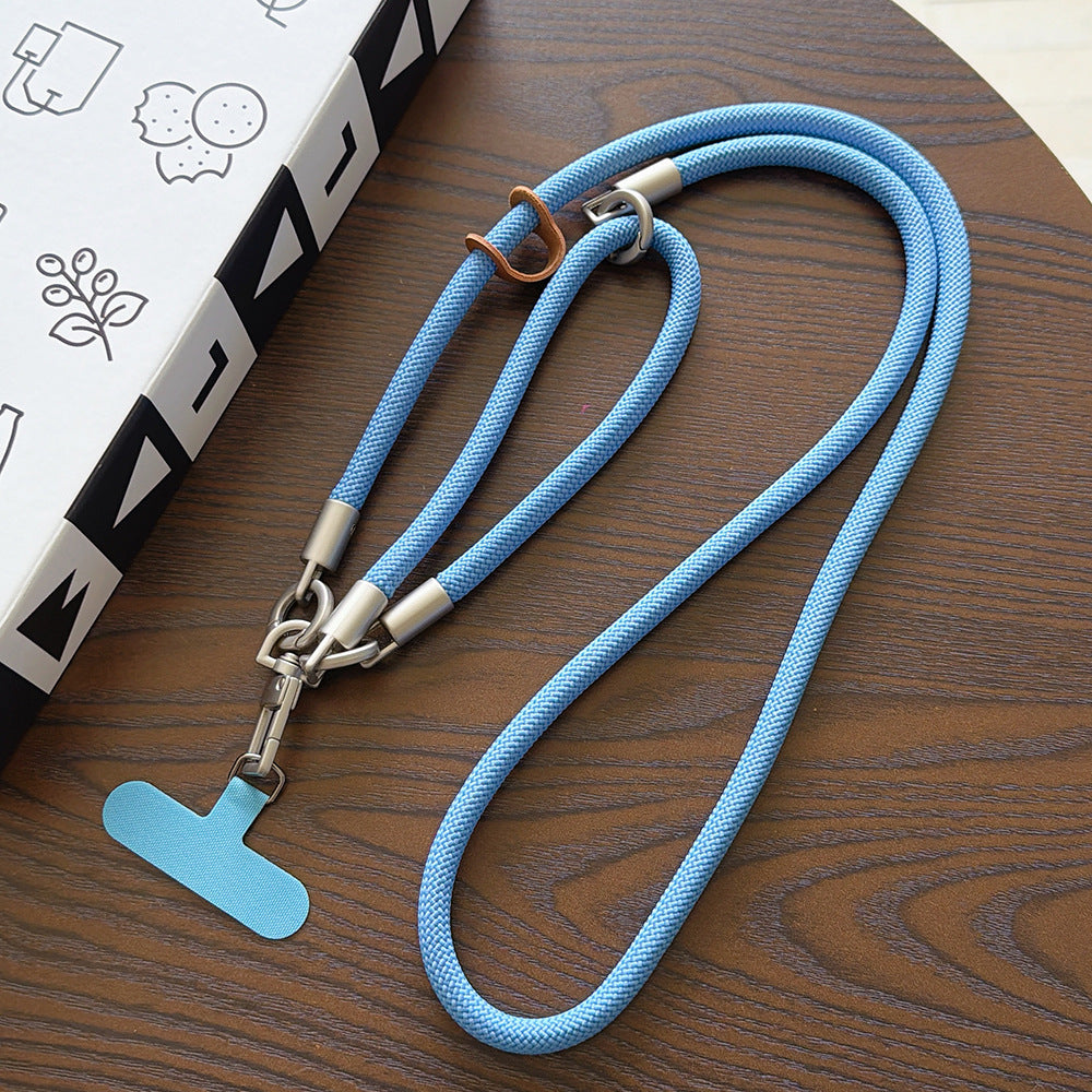Multicolor Crossbody and Wrist Phone Strap with Tabs – Hand Woven 3-IN-1 Wristlet & Hand Lanyard