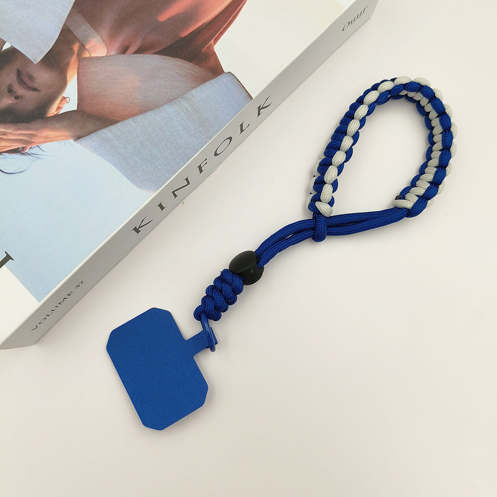 Multicolor Adjustable Wrist Phone Strap with Tether Tabs – Hand Woven Wristlet & Hand Lanyard