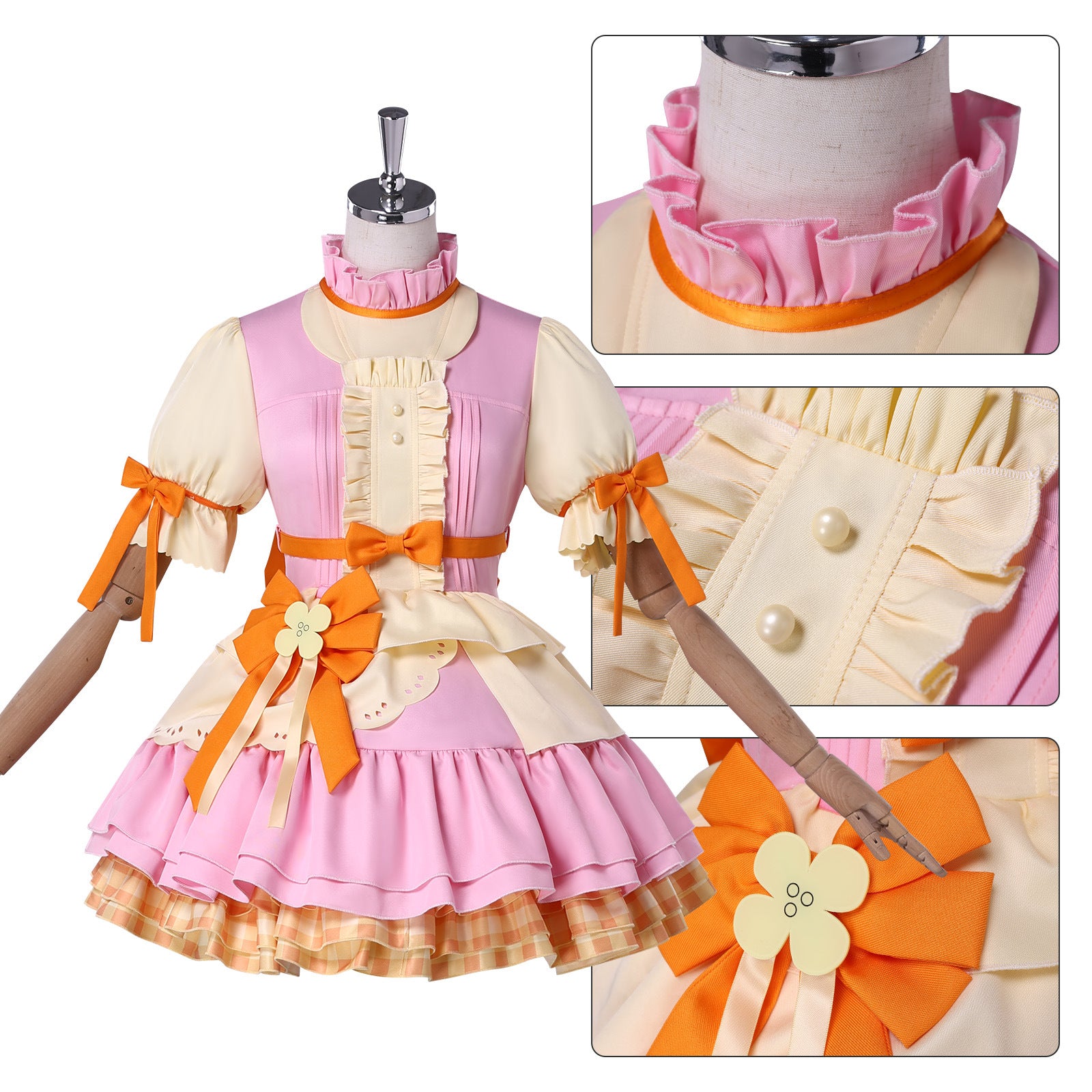 Anya Forger SPY Fan Cosplay Costumes Adult and Kids Lolita Dress Themed Party Outfit