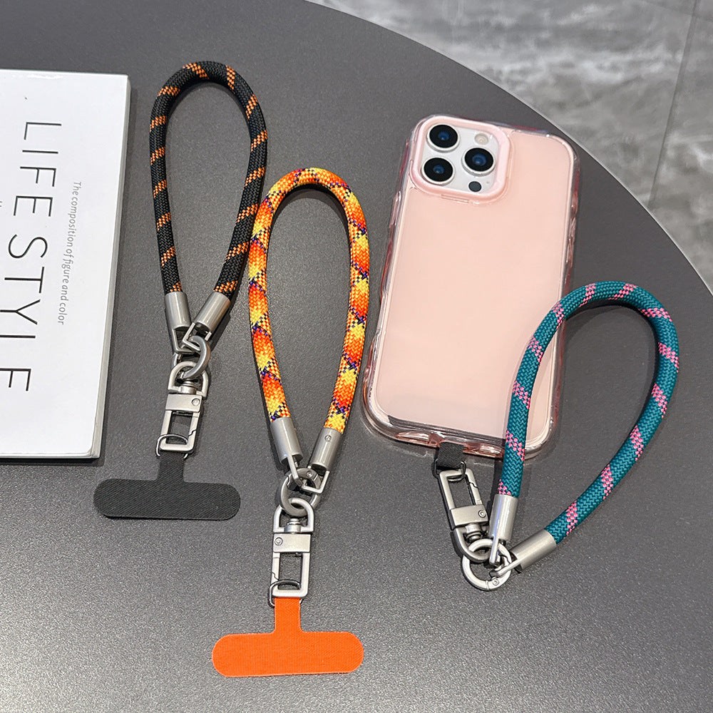 Multicolor Rotatable Wrist Phone Strap with Tether Tabs – Classic Thick Wristlet & Hand Lanyard