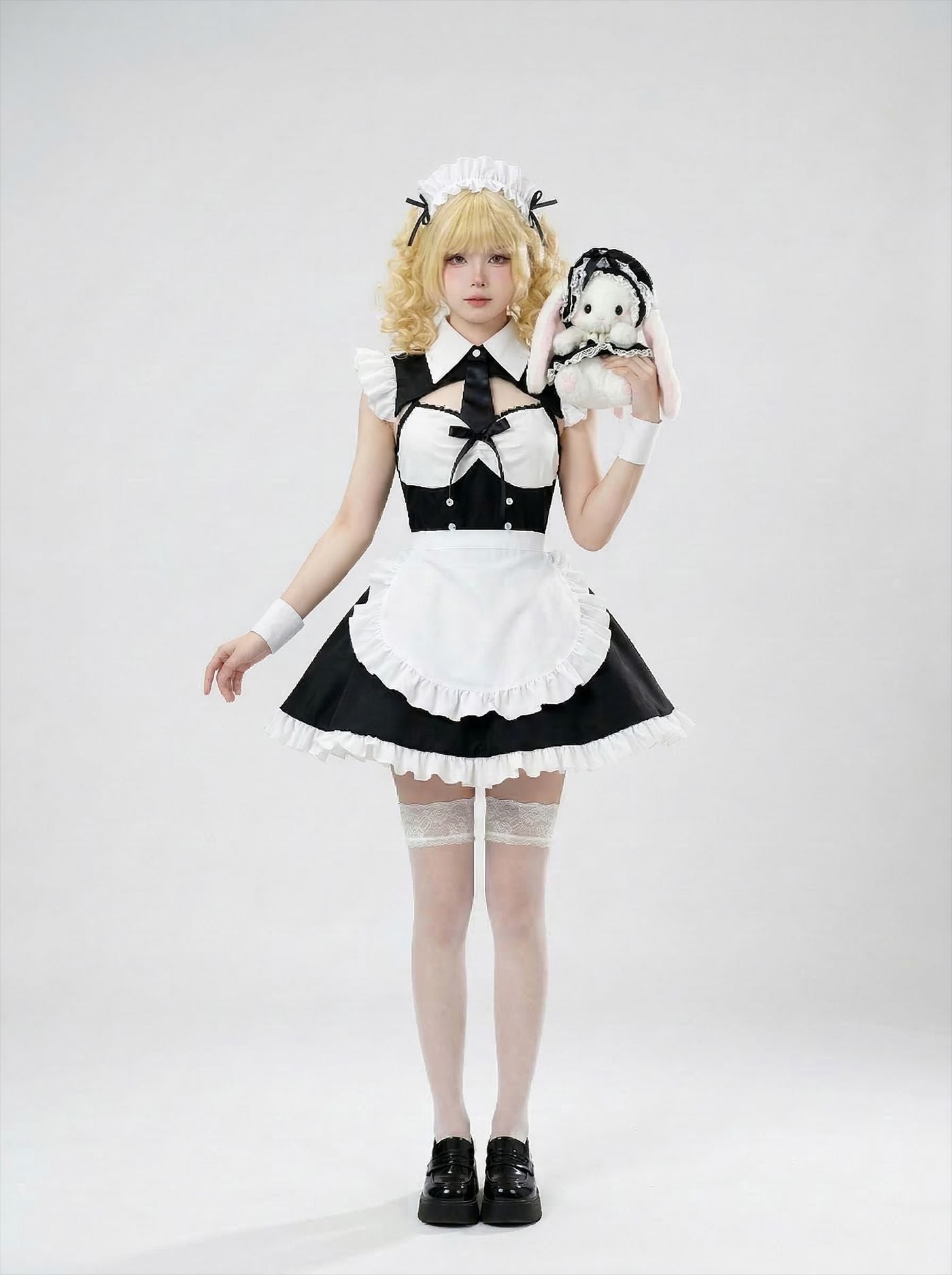 Open-back Maid Outfit Game Streamer Cosplay Lolita Dress