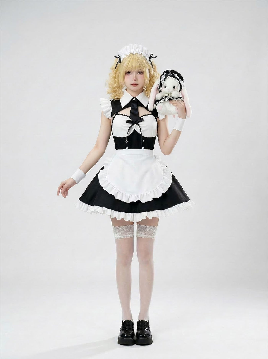 Open-back Maid Outfit Game Streamer Cosplay Lolita Dress