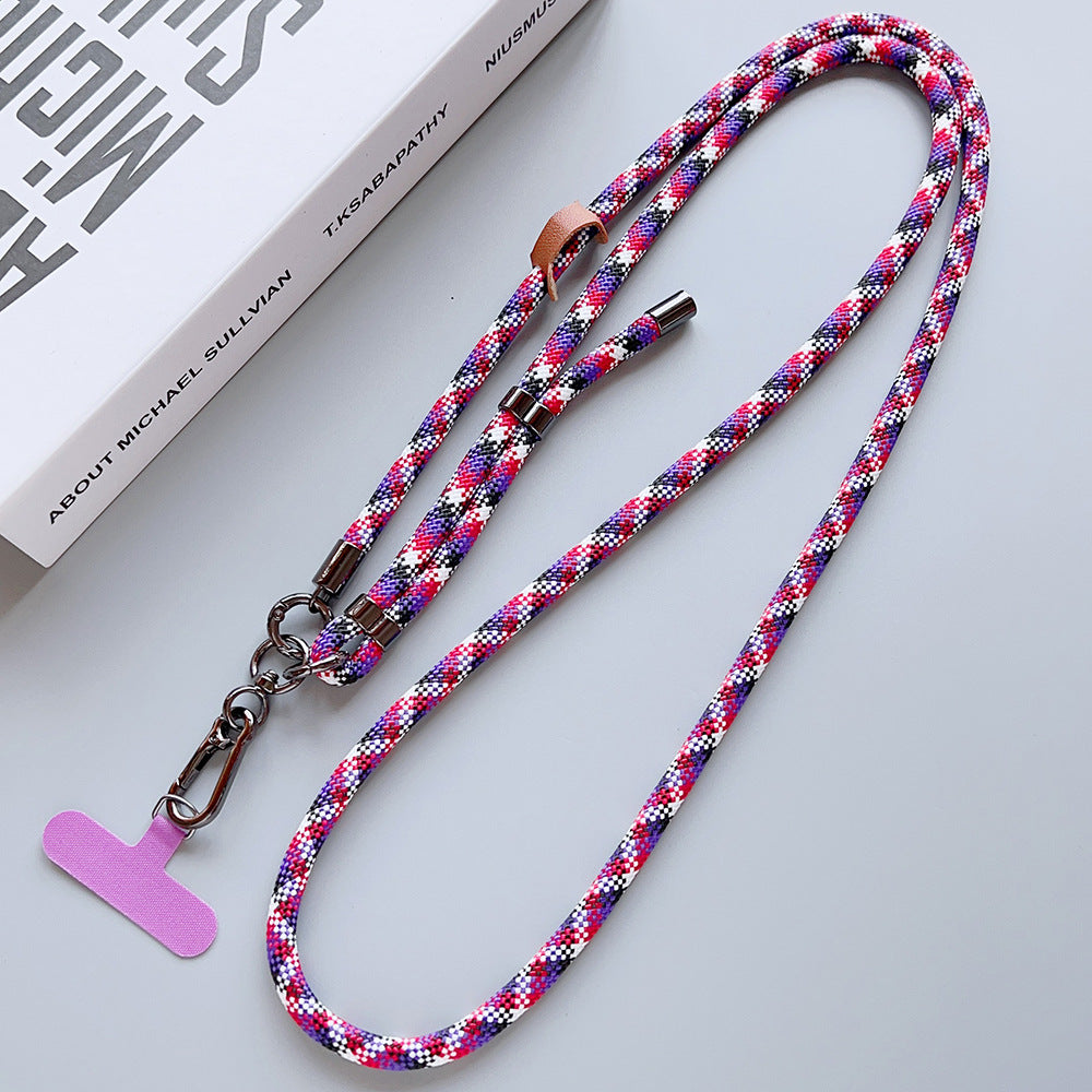 Buckle Adjustable Crossbody Neck Phone Strap with Tether Tabs – Travel Wristlet & Hand Lanyard