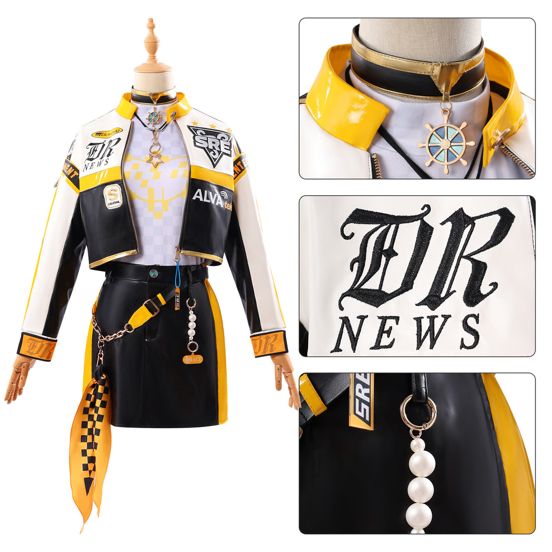 Identity V Game IDV-ES Coordinator SRE.MARTHA Cosplay Costumes Women's Suit Carnival Party Outfit
