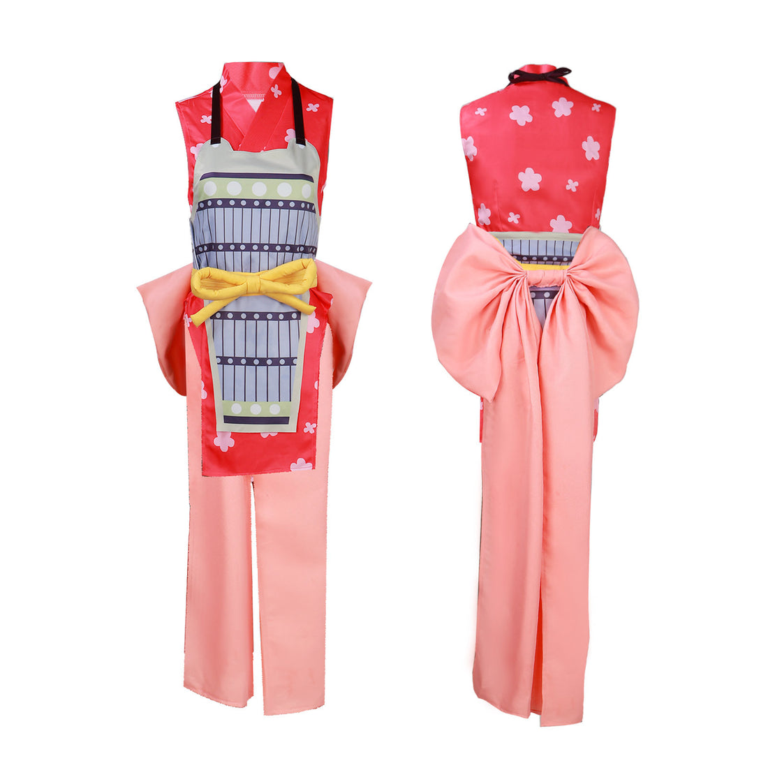Navigation Wano Kuni Country Nami Cosplay Costume One Piece Armor Kimono Dress