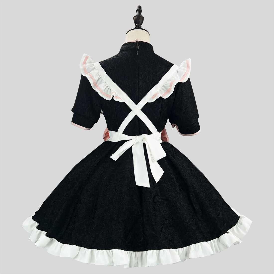 Heart-shaped Cutout Chinese Qipao Maid Outfit Lolita Dress