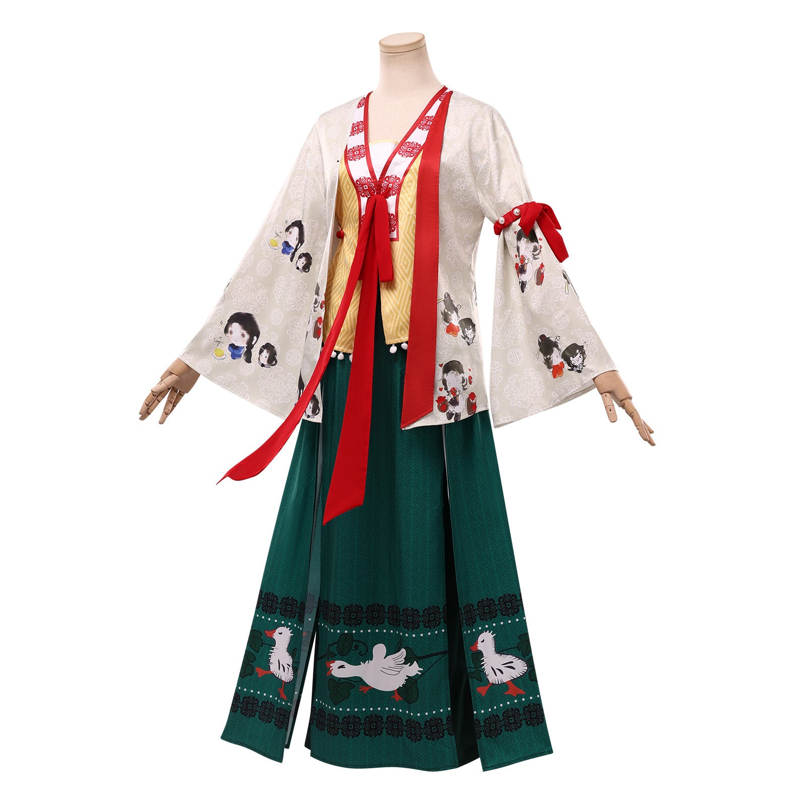 Game Where Winds Meet Wanderer's Garment Cosplay Costumes Women's Traditional Themed Outfit