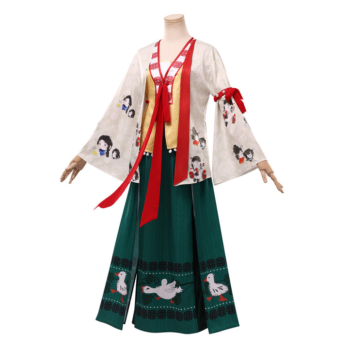 Game Where Winds Meet Wanderer's Garment Cosplay Costumes Women's Traditional Themed Outfit
