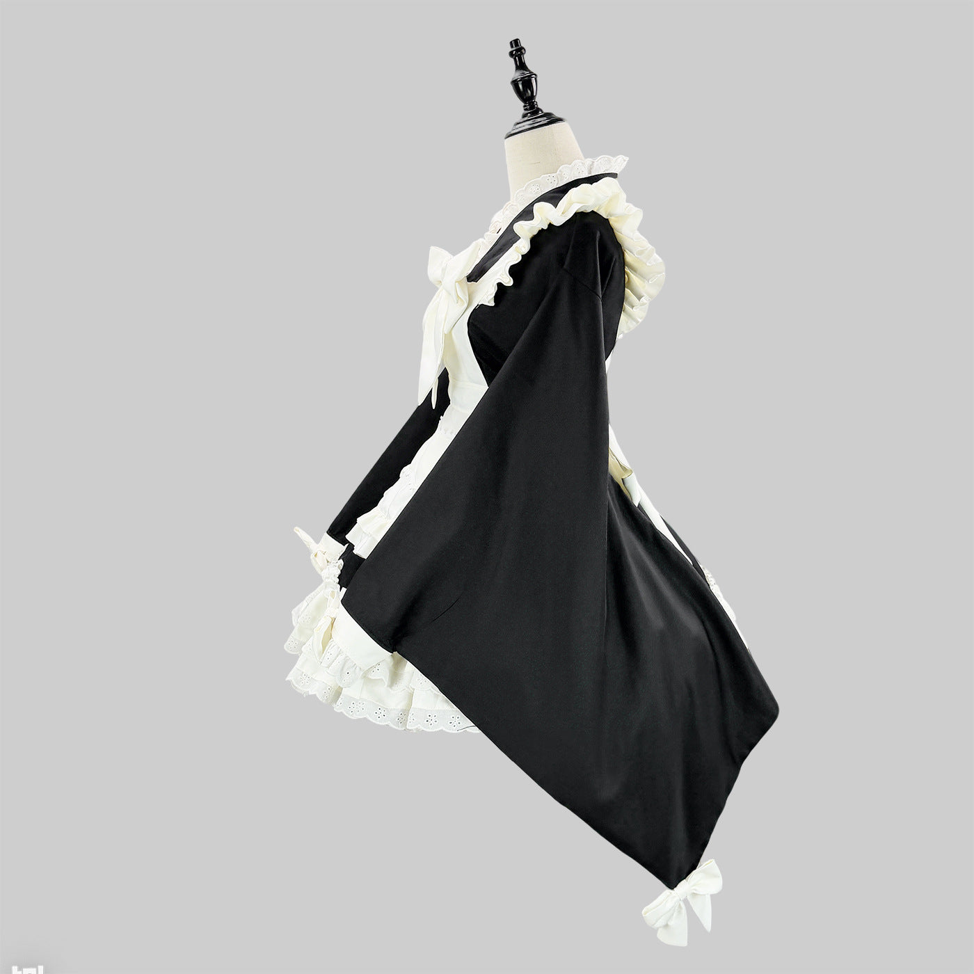 Kimono Lolita Wide Sleeve Maid Outfit Streamer Cosplay Dress