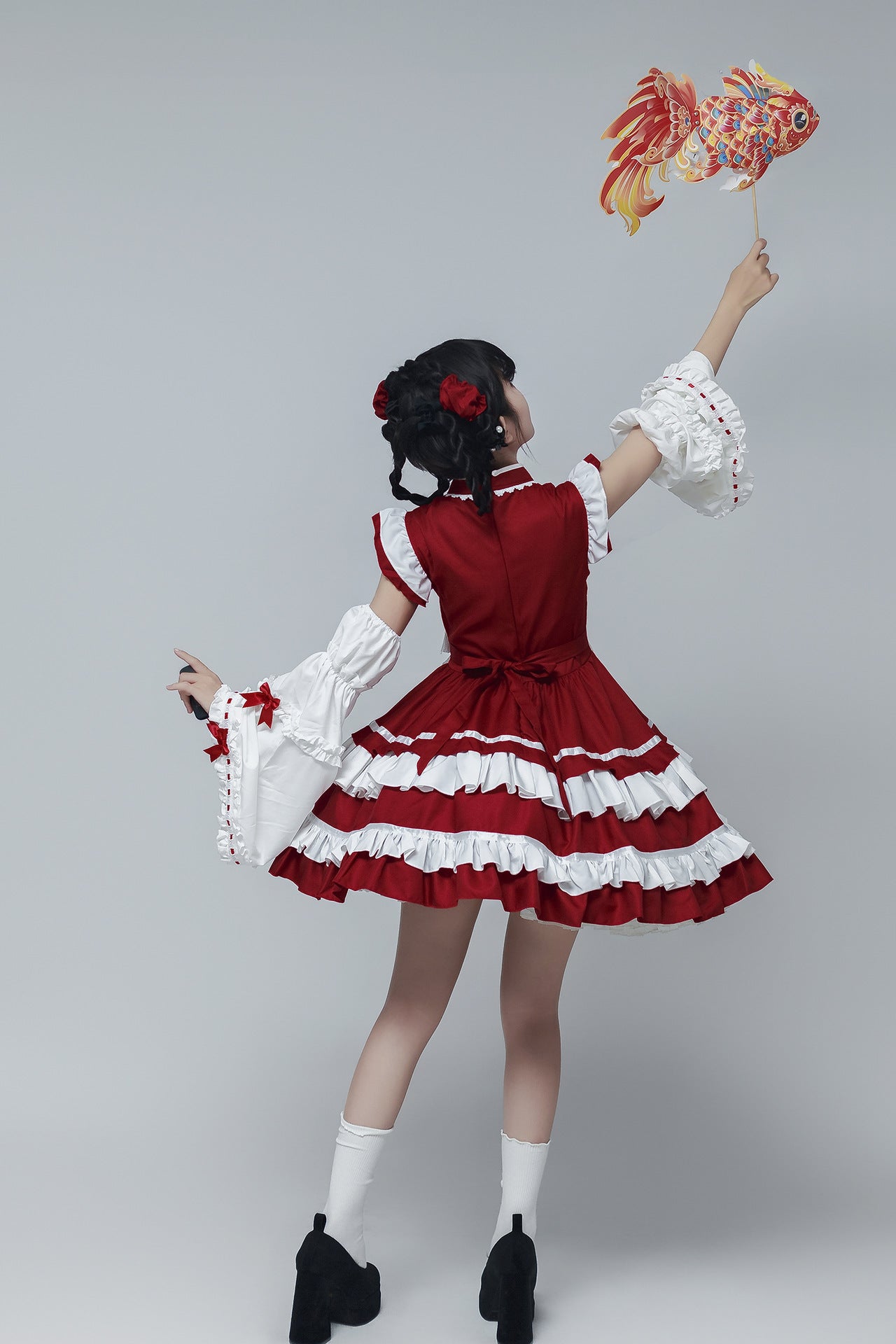 Chinese Maid Outfit New Style Qipao Lolita Cosplay Dress