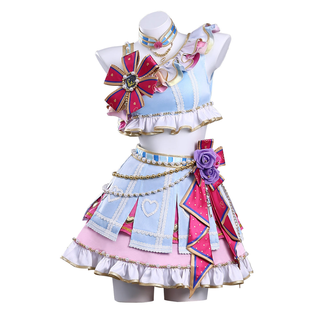 Star Activity Hoshimiya Ichigo Kiriya Aoi Cosplay Costume Cheerleading Team Lolita Dress