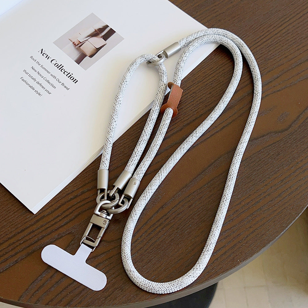 Multicolor Crossbody and Wrist Phone Strap with Tabs – Hand Woven 3-IN-1 Wristlet & Hand Lanyard