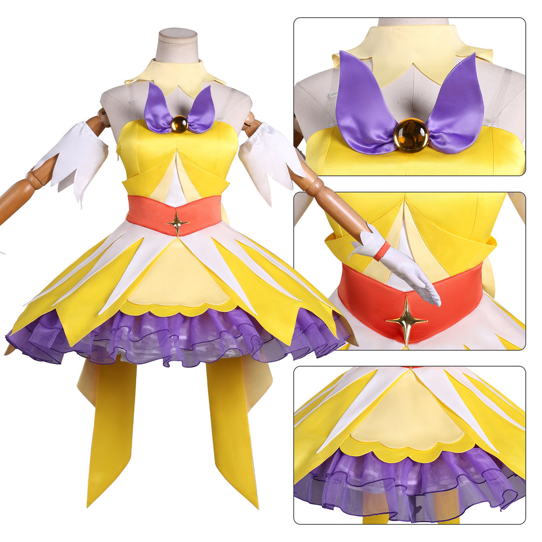 Pretty Cure Kirara Amanogawa Cure Twinkle Stage Performance Outfit Costumes