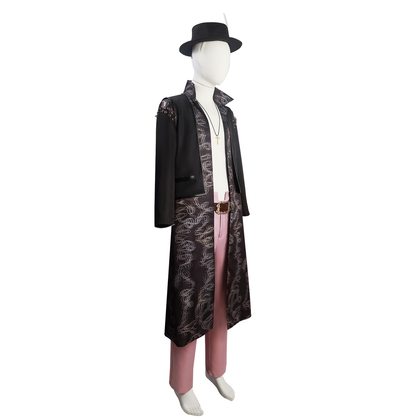Navigation Dracule Mihawk Cosplay Costume - Hawk Eye Mihawk One Piece Outfit with Hat