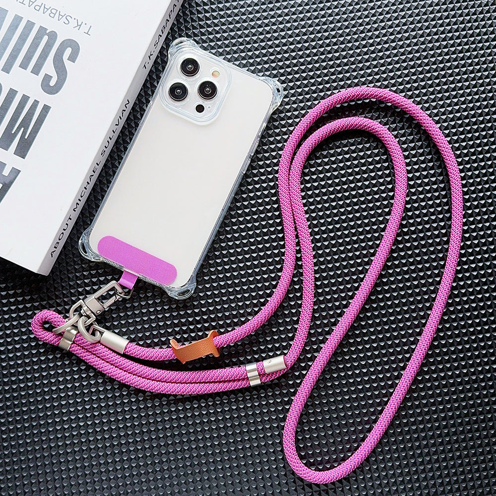 Rotatable Buckle Crossbody Neck Phone Lanyard Long Strap with Tether Tabs Phone Charm