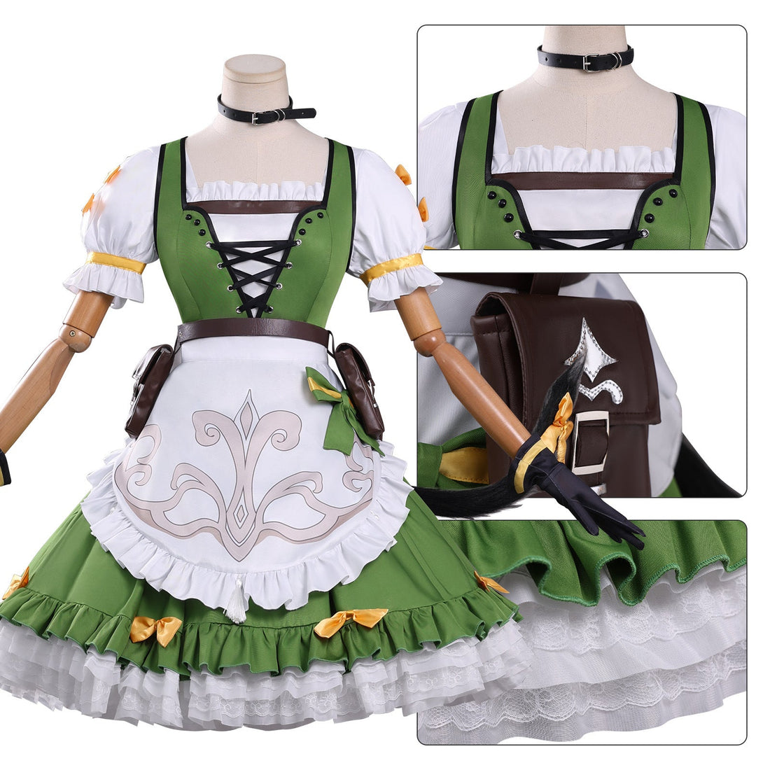 Identity V Gardener Emma Woods Perfect Wrap Dress Cosplay Costumes